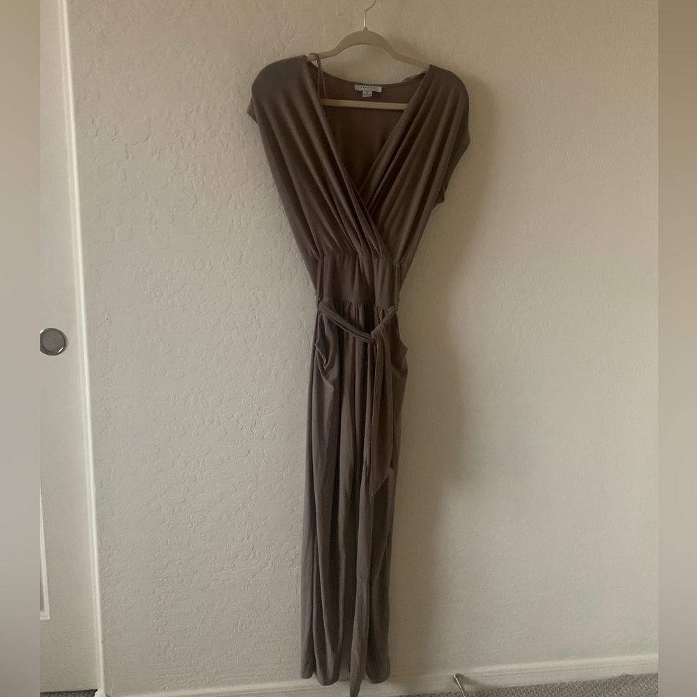 Mauve Wide Leg Jumpsuit
